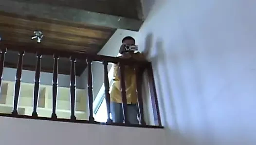 Sıcak sarışın kız gets ona kedi ve göt becerdin tarafından bir arkadaş