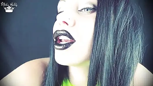 Siyah parlak dudaklardan öpücükler asmr 31 talimatı