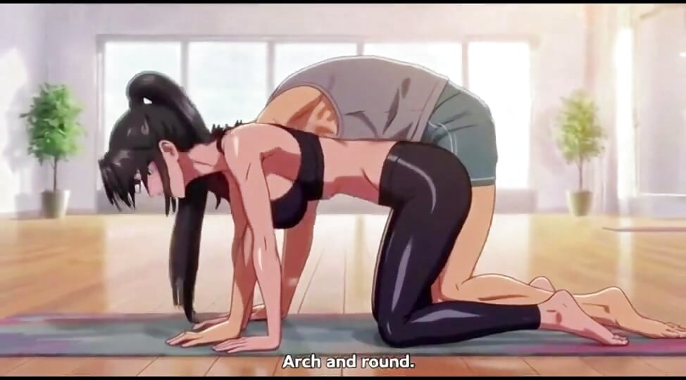 Üvey annenin özel yoga talimatı son derece ateşli ve tabu 3 boyutlu animeye dönüşüyor