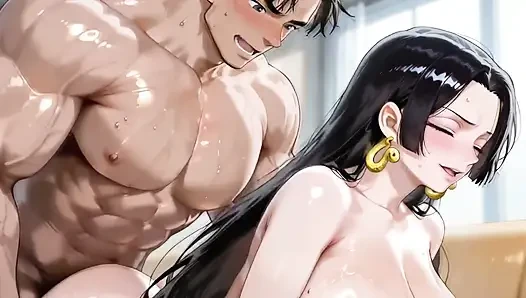 Kyogoku (conan) X Hancock (op)