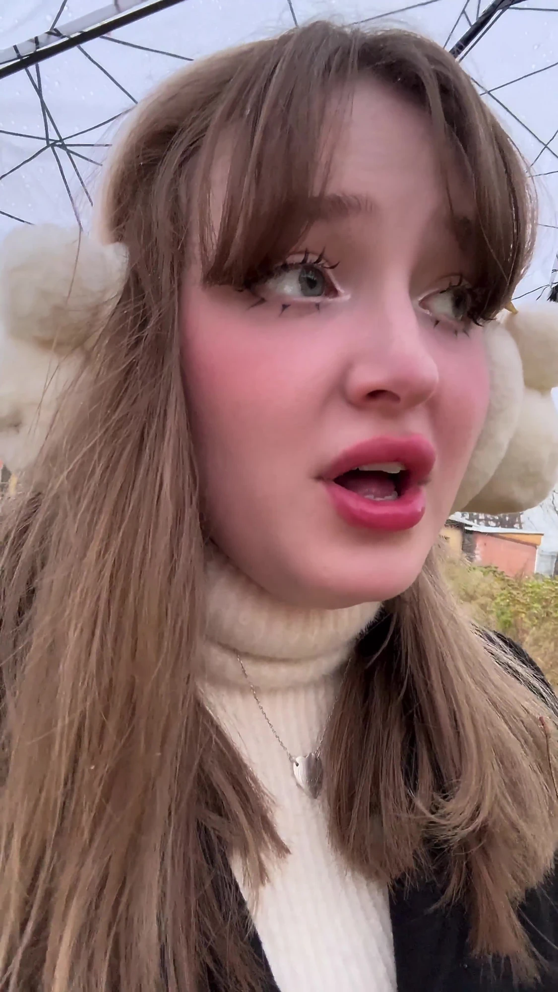 OOPSIE! Cute teen Caught spreading her pussy to pee. So She ready to cum for stranger real public!