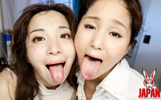 Günün sonunda samimiyet: Sumire Seto ve Mirei Kitano'nun tutkulu yüz yalama