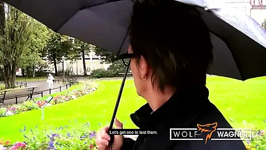 Yaramaz bebek Pina için oyuncak testi ve yarağa binme! Wolf Wagner