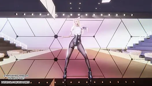 MMD CHUNG HA - STRESS - Ahri Sexy Kpop Dance League of Legends Hentai Uncensored 4K 60FPS