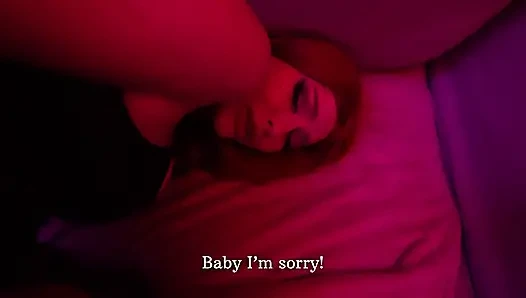 Eşim kulüpten burkulmuş bir popo ile döndü. Onu kayganlaştırıcı olmadan seviştim. Sert anal