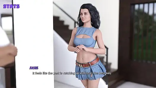 Harmony Haven: kız yeni apartmana taşındıktan sonra ilk kez erkek arkadaşının götüne sokmasına izin veriyor bölüm 4