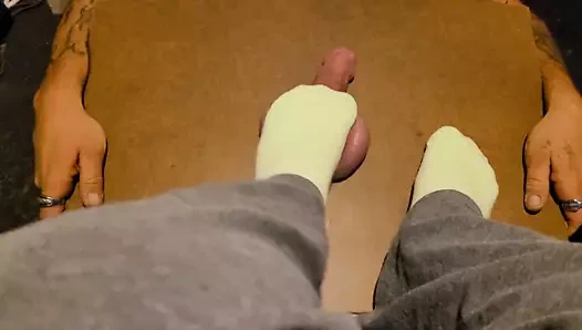 Solucanla: onu yeşil çoraplarımla cum yaptı