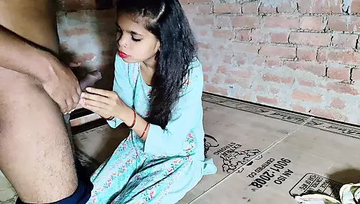 Thinking it to be ice cream, the girl licked all the liquid from the penis