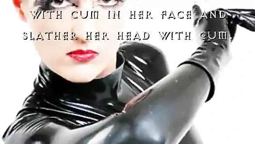 kel bir kafa ile mastürbasyon