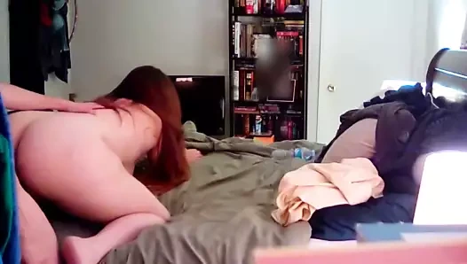 kalın kızıl saçlı pawg alır onu elbise çekti kapalı KEDİ yemiş ve fucked