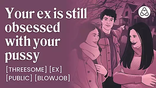 Kız arkadaşımı ve eski lezbiyen çiftini siktim. gerçek çift Amatör üçlü grup seks. ASMR Porn