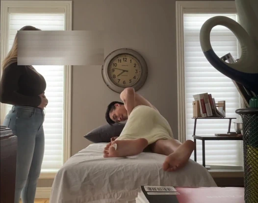 Yasal FransızxRus Stajyer RMT, Canavar Asya Yarrağı Tarafından Baştan Çıkarılıyor İlk Randevu