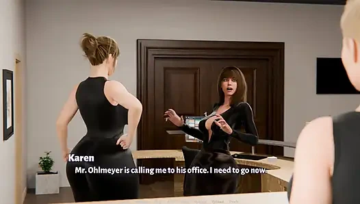 Çılgın macera #12 azgın genç erkek avcısıyla ofisinde sikişiyor