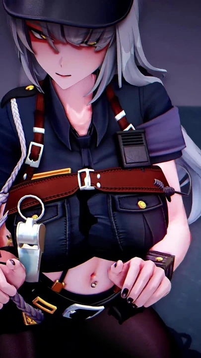 [MMD] Yi Xuan - "Zenless Zone Zero" Oyunu Dans Klipi Giyinme Polis Üniforması Tavşan Kız Erotik Cheongsam OL Sekreter Üniforma