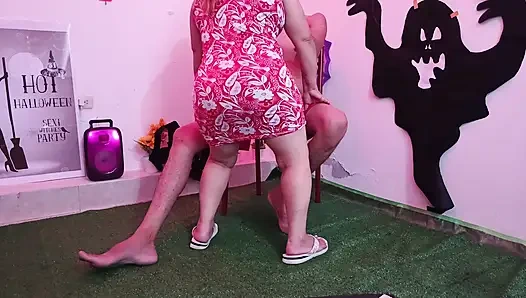 Doggy style sex with my stepmother, my big cock makes her squirm with pleasure...real homemade sex