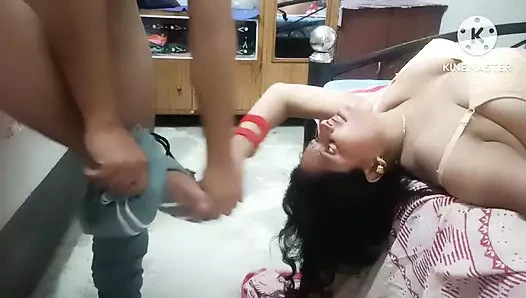 Teyze romantik domaltarak seks yapıyor