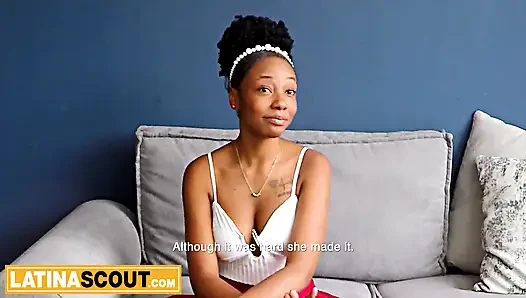 This church girl 18YO LATINA snuck out... rode my BIG COCK raw to get to America