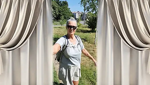 After some pleasant flirting, Lukerya went for a walk.