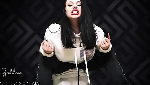 Sana sikini kimin kontrol edeni göstereyim! Şimdi mastürbasyon yapmaya başla!