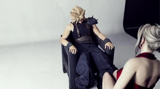 Germen old lady officer got attracted the cute  prisoner