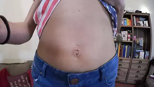 göbek fetiş ve kızdırmak