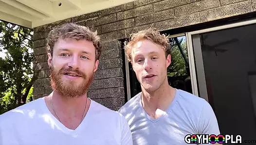 Yakışıklı Justin Taylor Sage Hardwell için götünü açıyor