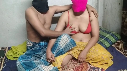 Village wife and husband tightpush first time romance