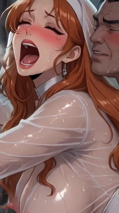 Busty Redhead Nun Public Humiliation - Train Bus Orgy Squirting Creampie | Clip 2