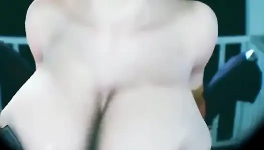 Morrigan kapınızın önünde lezzetli göğüsleriyle seni azdırıyor