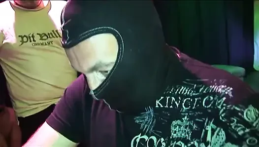 Olgun sarışın vahşi grup sekste genişliyor