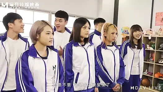 Mdhs-0005 Madou Lise / seks Fiziksel Fitness! 1v1 okul sonrası öğretmenlik!