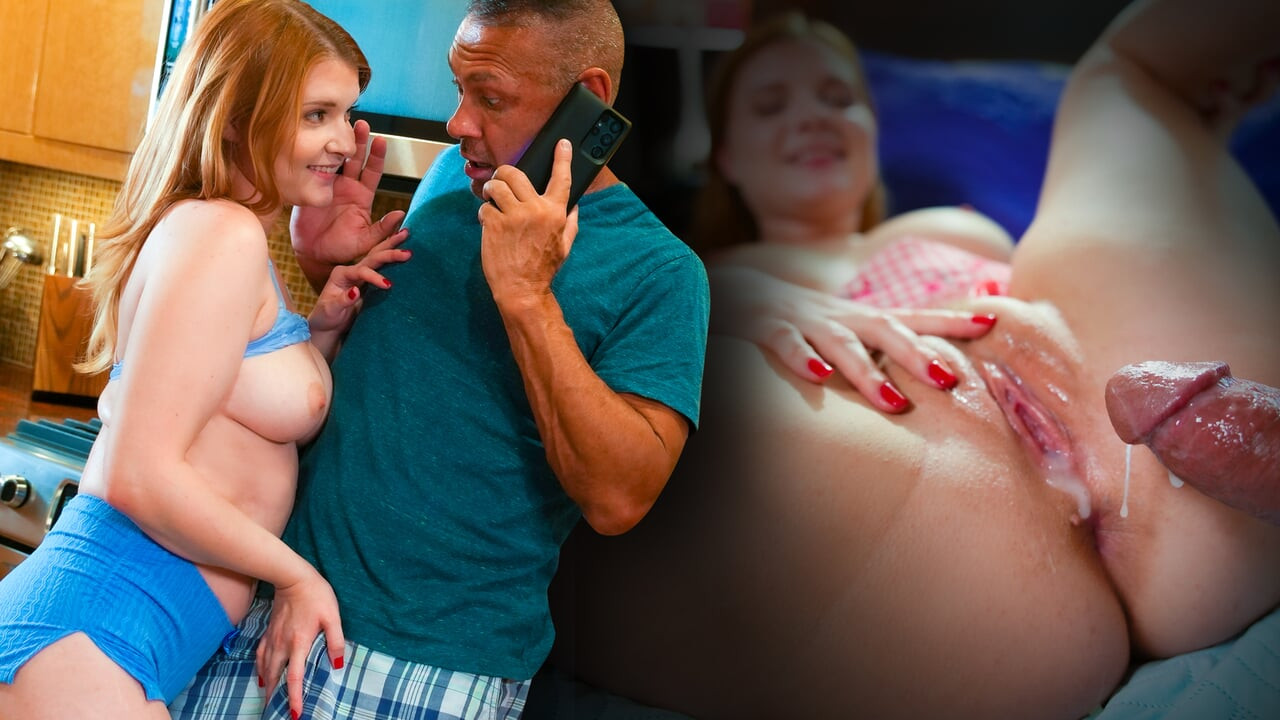 Mypervyfamily - üvey baba Ginger'ın kabarık amına karşı koyamıyor - harlow west