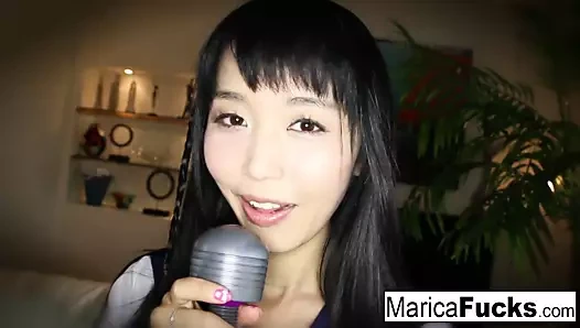 Liseli marica önce evin içinden geçer