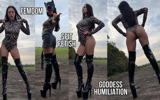 Lateks ve deri giyerek seni aşağılıyorum