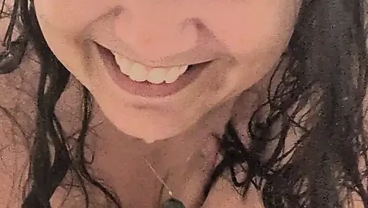 Shower time with squirting milf