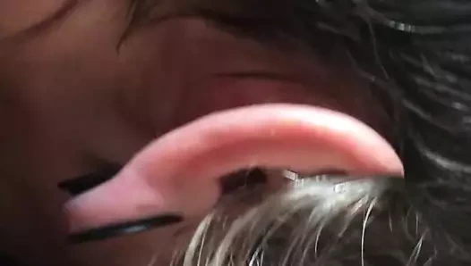 Yemek benim boşalmak itibaren ona kedi