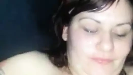 Boşalma yüze boşalma