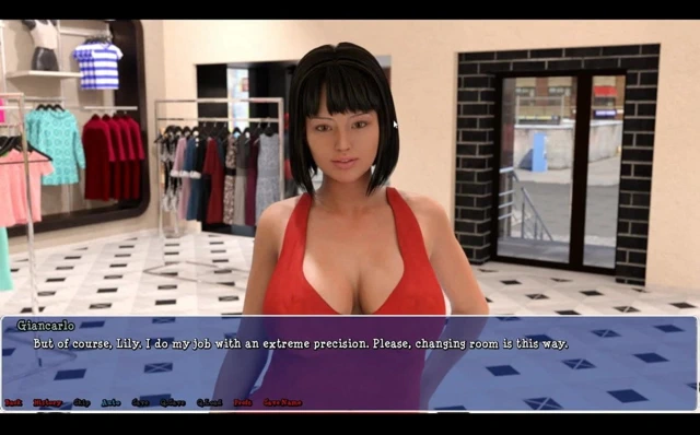 Vadideki zambak- üvey anne iç çamaşırlarıyla soyunuyor