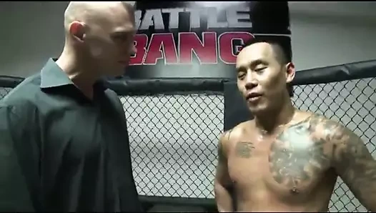 Siyah sürtük bir mma fighter tarafından becerdin