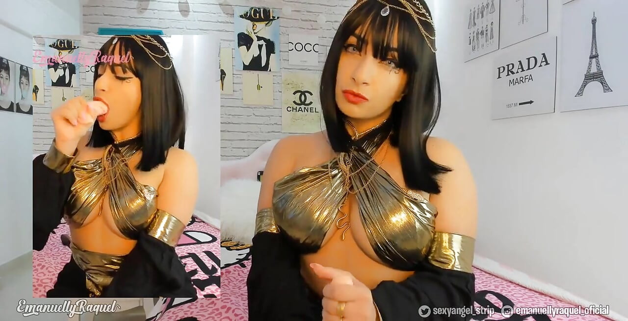 Cleopatra cosplay asmr yoğun ve anal seks