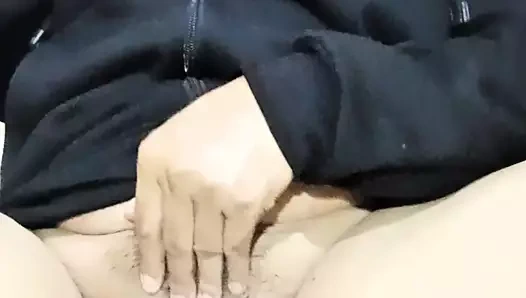 Indian cute girl is masturbating indoors exhibitionist pussy exposed