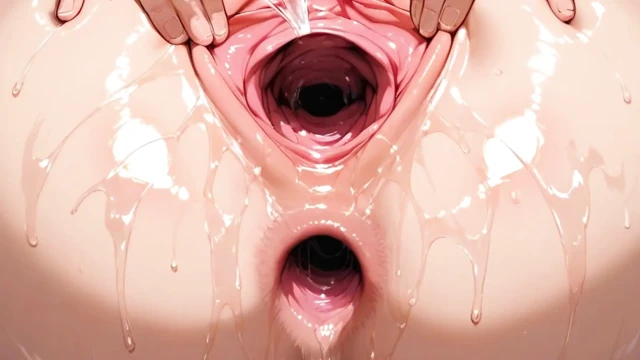 Sarışın adamın küçük amının ve yarağının yakın çekimi. Hentai porno animasyonu.