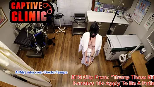 Donna Leigh in trump bu sürtüklerden kamera arkasında çıplak, sahne için hazırlanıyor captiveclinic'te tüm filmi izle