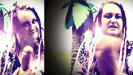 Yala kadın kılıklı dildoyla sikiş tanrıça lana ile oynuyor