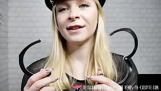 Vends-ta-culotte - muhteşem Fransız dominatrix itaatkar olmadığın için götünü cezalandırıyor