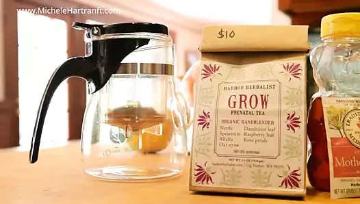 Michele sütler ve masajlar ona büyük şişman boobies