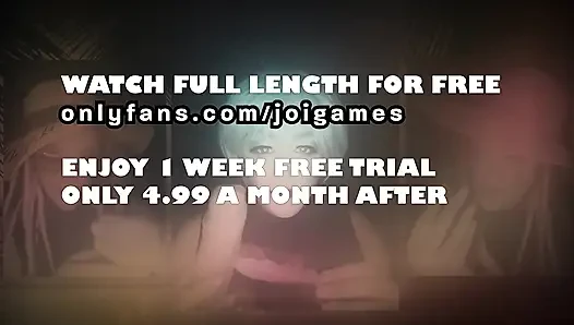 Joi yaz oyunları dört ilk kez gerçek bir yarak emiyor
