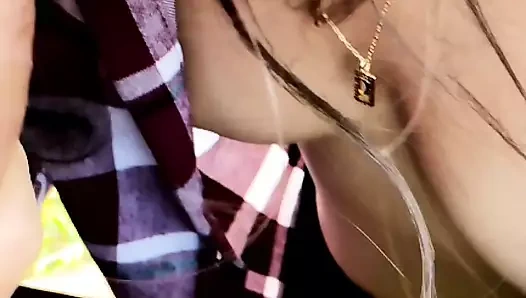 Karımla dağlarda yürüyüş yapıyor, azgın oluyor ve bana oral seks yapıyor