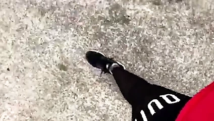 seksi tayt yürüyüş