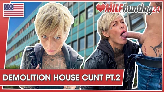 Milf avcısı, vicky hunt'ın yükünü yutmasına izin veriyor! milfhunting24